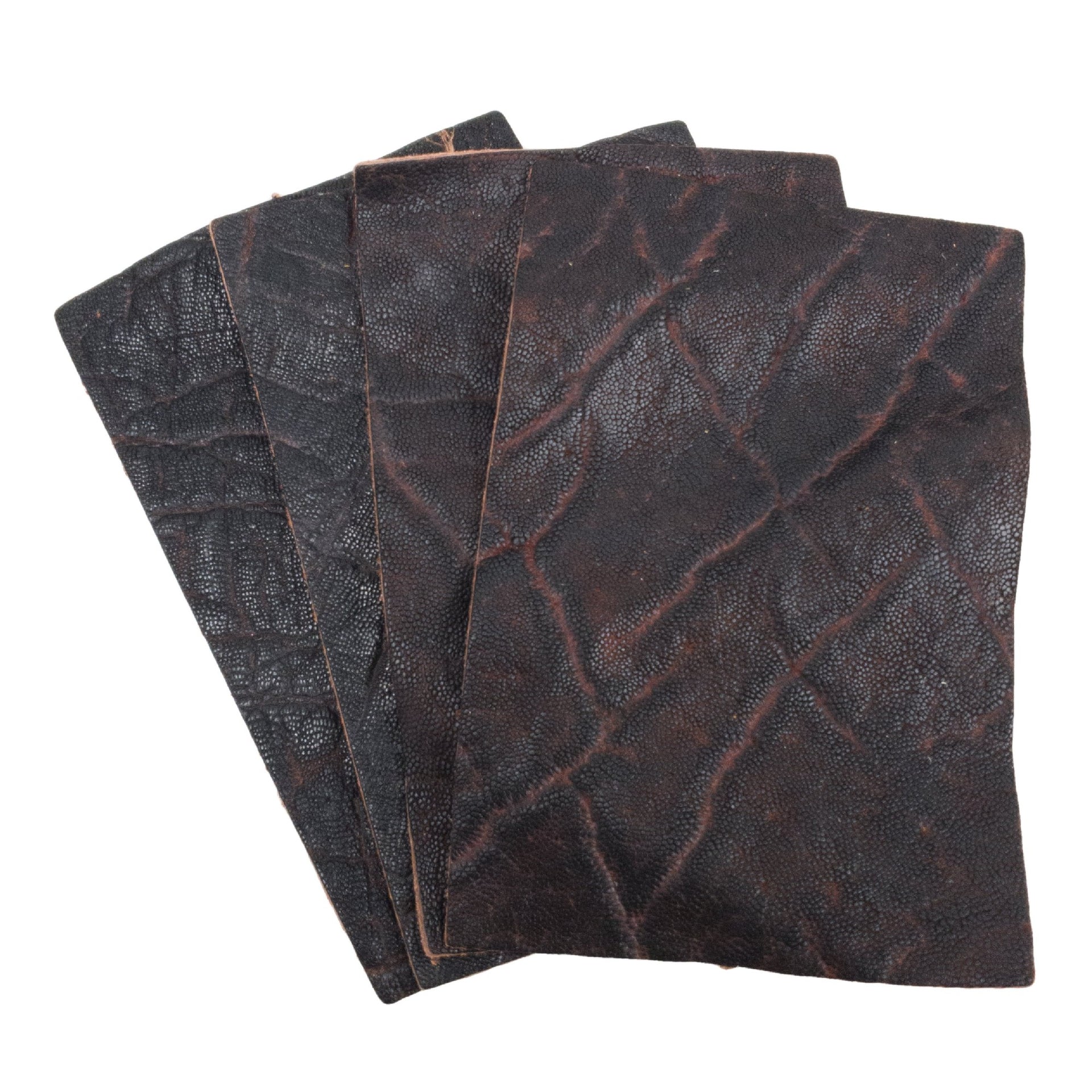 Genuine Elephant Nonstock Pre-cuts, 4.5-5.5 oz, Various Colors, Volcanic / 4" x 6" | The Leather Guy