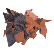 In Store - Elephant, 4.5 - 5.5 oz, Chrome Tan Scrap, 1 pound Bag, Volcanic Embers / Small / 1 LB | The Leather Guy