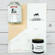 DIY Leather Wallet Kit, Wallet Handstitch No Tools | The Leather Guy