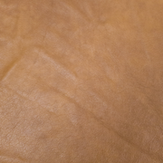 Upholstery Project Pieces Cowhide Leather – 2–4 oz Various Grain – Fits 14” & 19” Bar Stool Tops, Light-Medium Brown / 14 inches / Warm Caramel | The Leather Guy