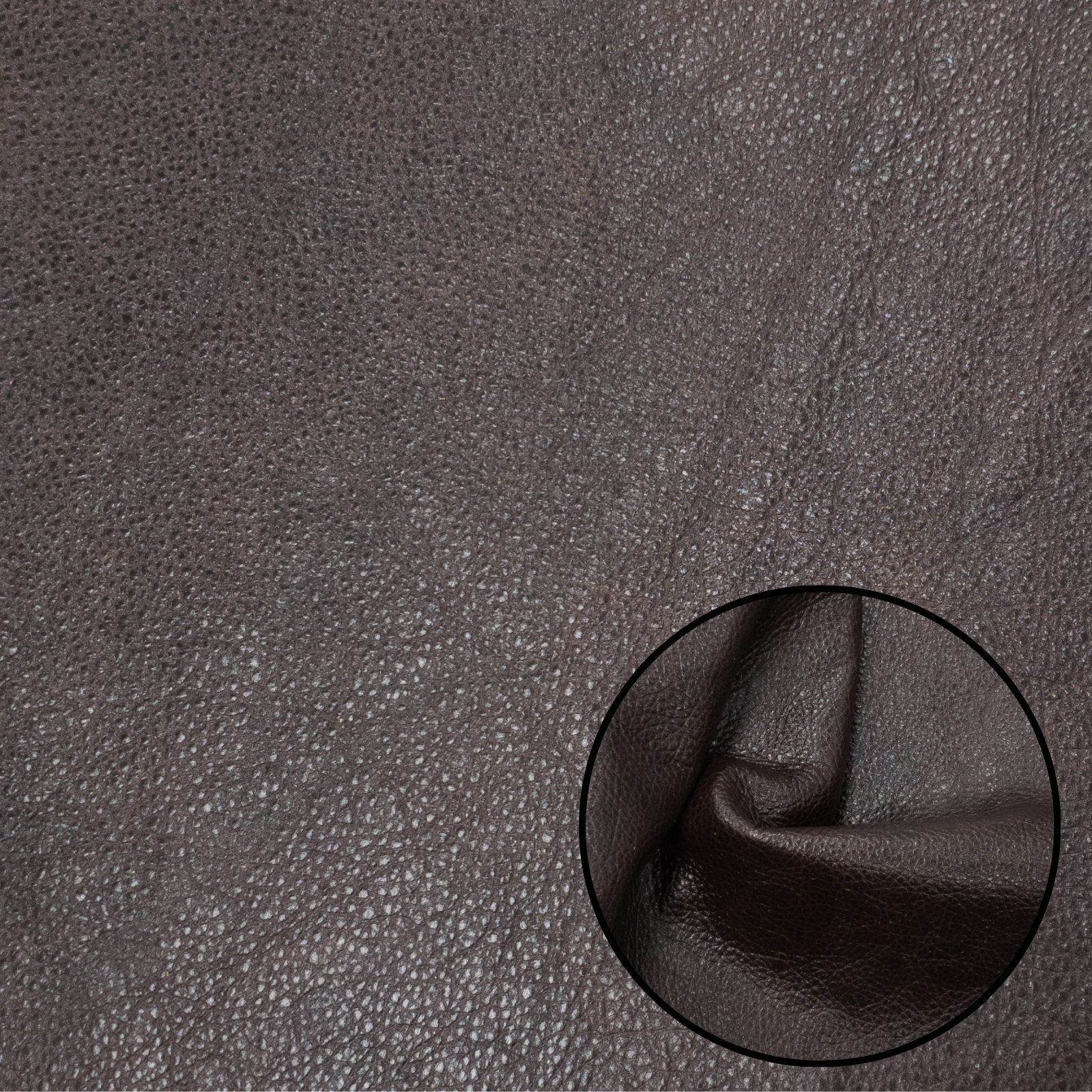 Warm Tones Cowhide Solid Color Grainy Precuts 2-4oz, Rumbling Rock Brown / 4 x 6 | The Leather Guy