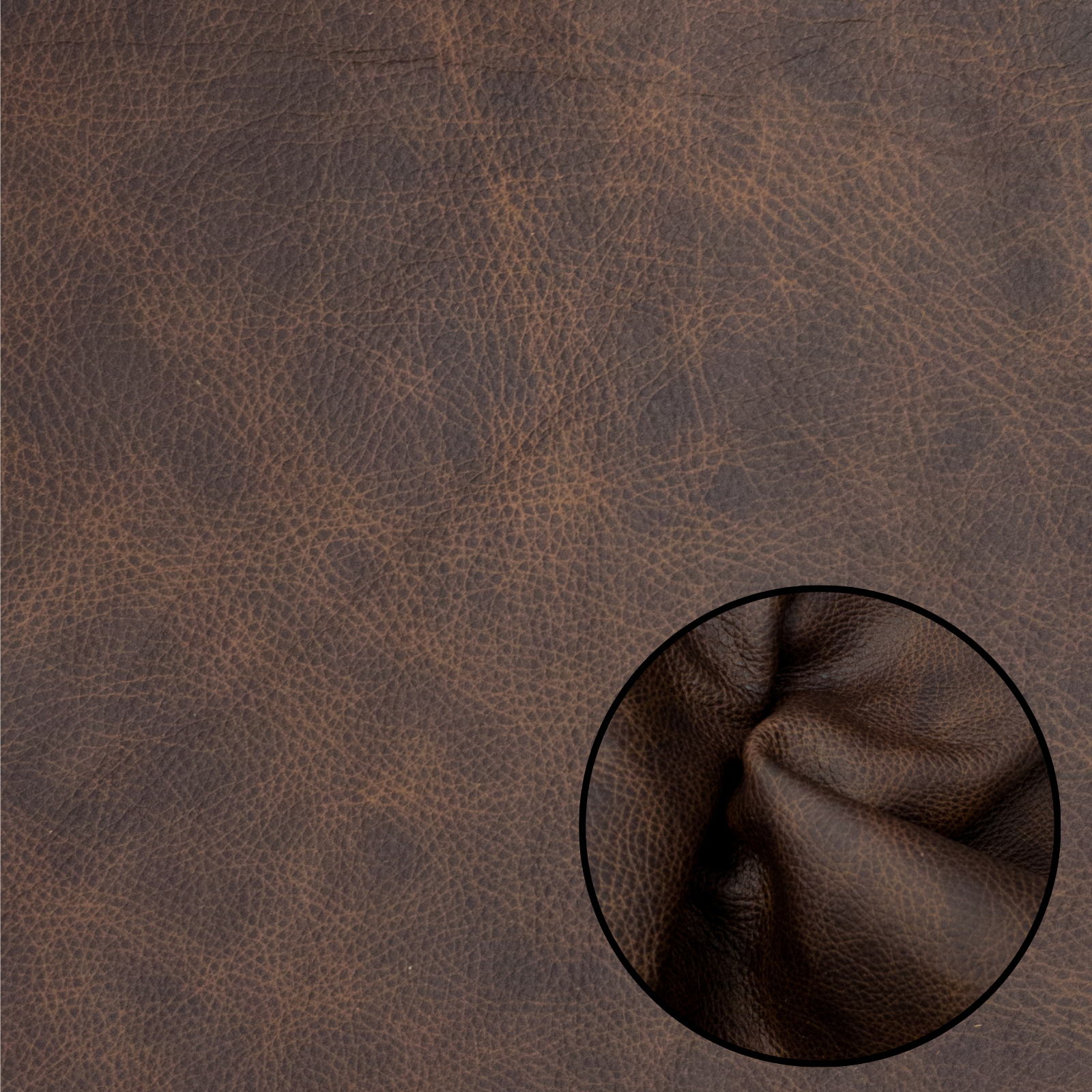 Warm Tones Cowhide Solid Color Grainy Precuts 2-4oz, Blazing Brown Bomber / 4 x 6 | The Leather Guy