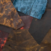 Wild West Scrap, 2-4 oz, Crazy Buffalo and Longhorn 1 lb Bag,  | The Leather Guy