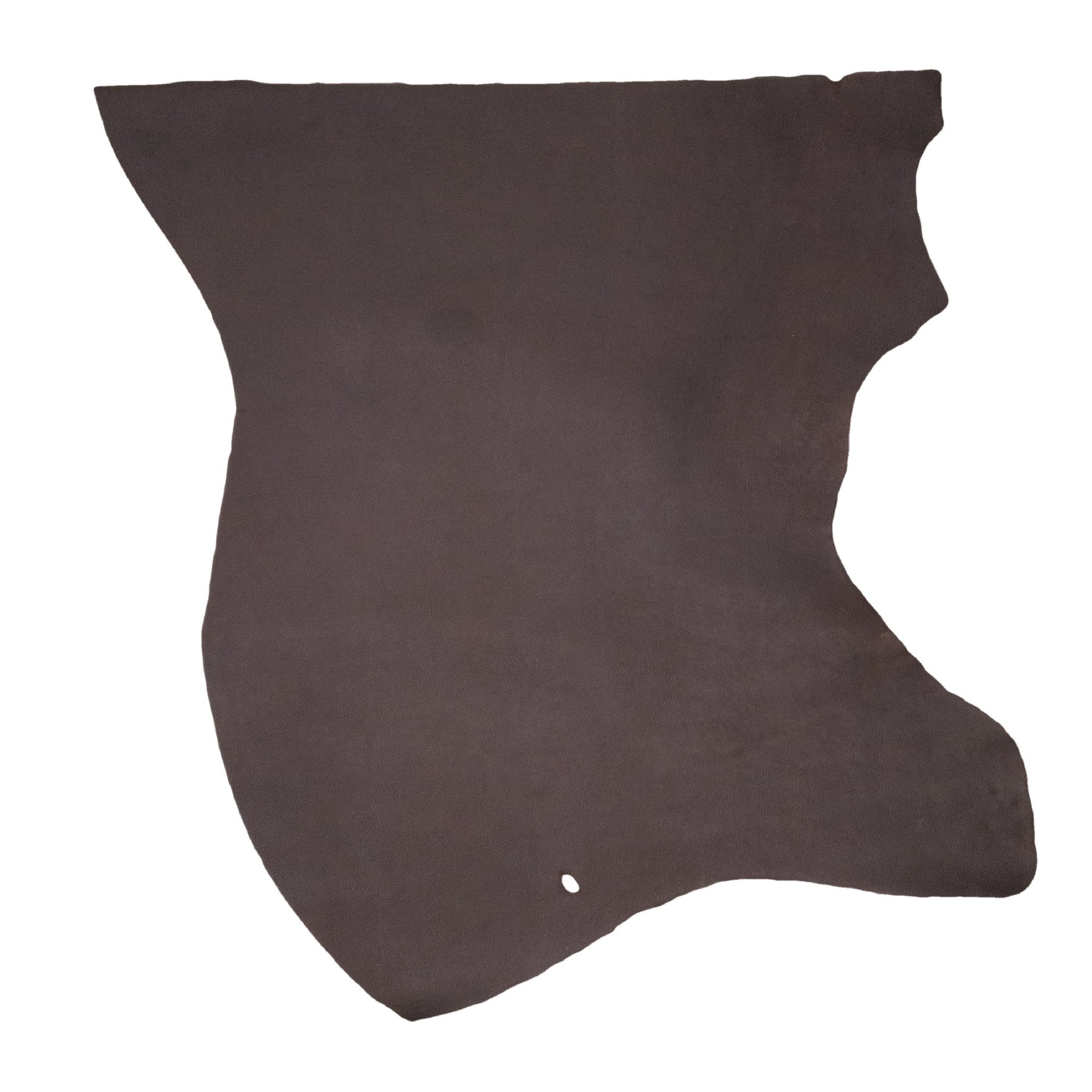 SB Foot, Med-Dark Brown Non-stock, Oil Tanned Sides & Project Pieces - Various Options, Worn Saddle (Chocolate) / Project Piece (Bottom) | The Leather Guy
