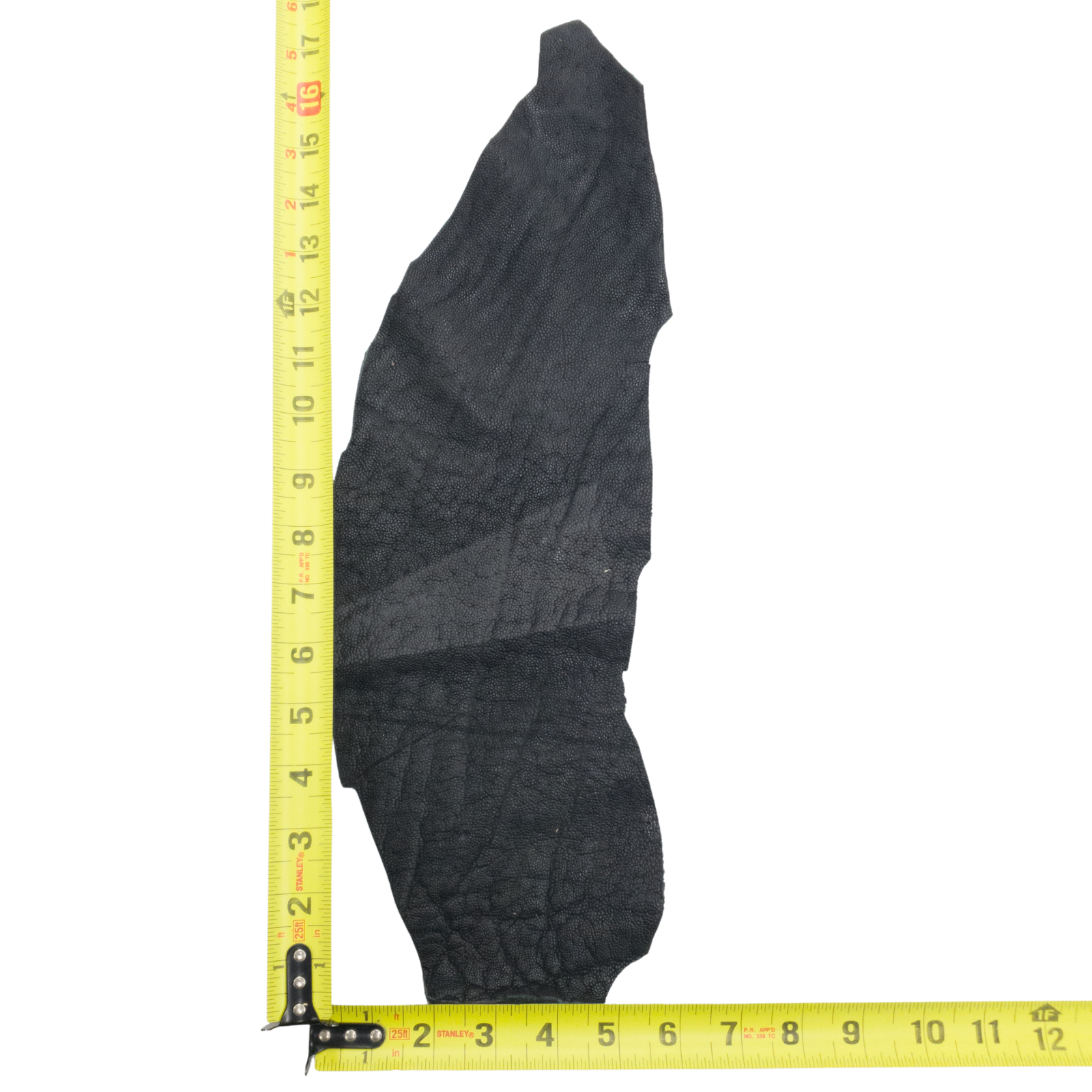 Genuine Elephant Nonstock Project Pieces, 4.5-5.5 oz, 0.5-1.5 Sq Ft, Black / < 1 Sq Ft / Hide 1 | The Leather Guy