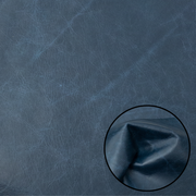 Cool Tones Cowhide Solid Color, Grainy Precuts, 2-3oz, By The River Blue / 4 x 6 | The Leather Guy