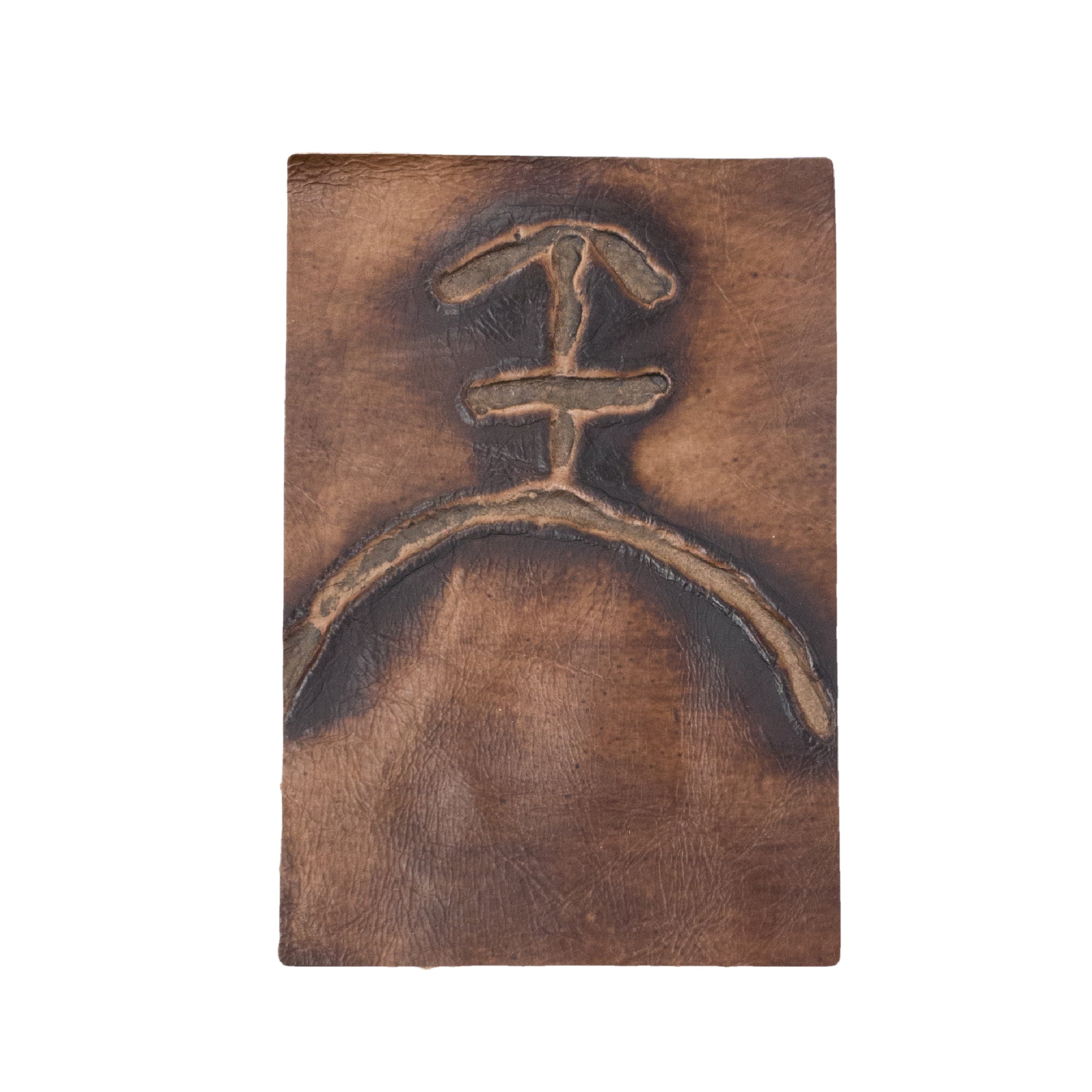Embossed Branded Cowhide Leather Precuts, 4 x 6 / 3 | The Leather Guy