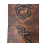 Embossed Branded Cowhide Leather Precuts, 8 x 10 / 3 | The Leather Guy