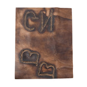 Embossed Branded Cowhide Leather Precuts, 8 x 10 / 6 | The Leather Guy