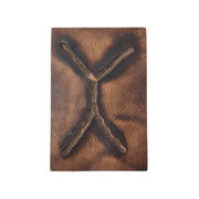 Embossed Branded Cowhide Leather Precuts, 4 x 6 / 7 | The Leather Guy