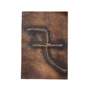 Embossed Branded Cowhide Leather Precuts, 4 x 6 / 9 | The Leather Guy