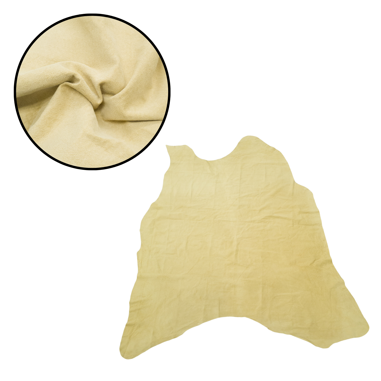 Pig Lining Leather, 12-16 Sq Ft, 1-1.5 oz, Hides, Tan / 13-14 Sq Ft | The Leather Guy