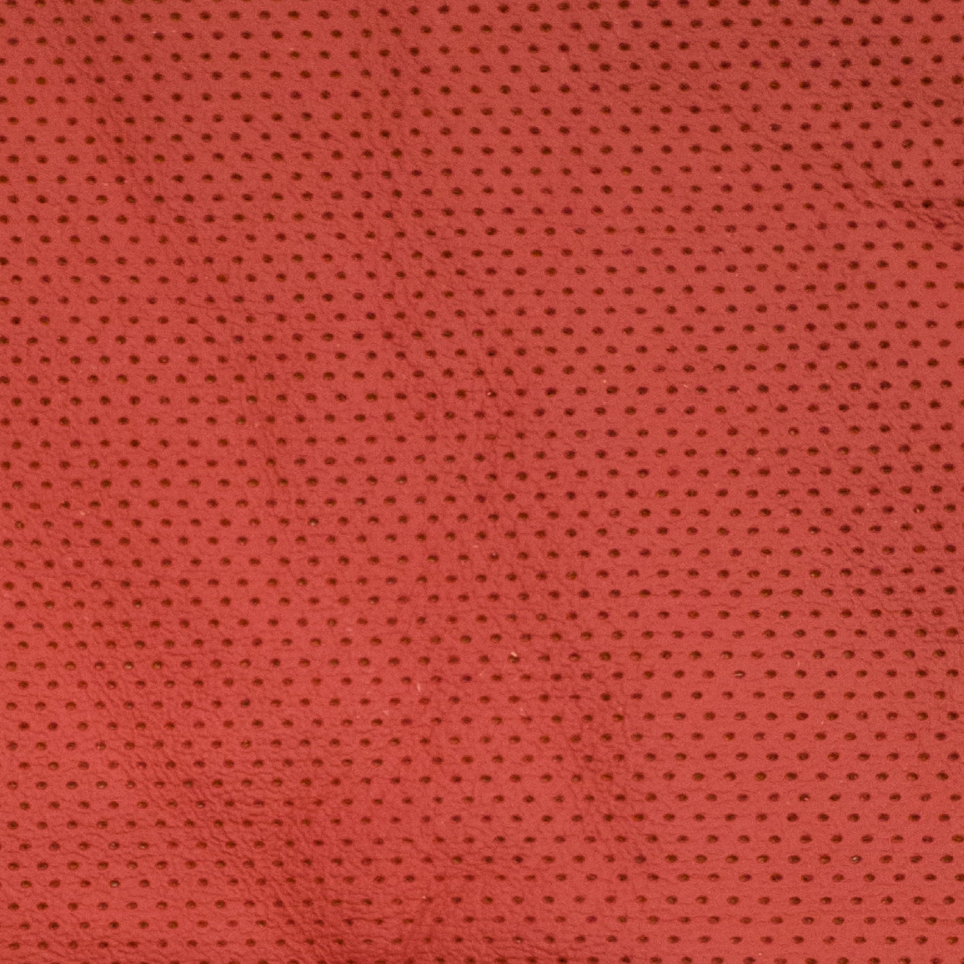 Semi-Stiff Handbag Upholstery Precuts, Perforated Red / 4 x 6 | The Leather Guy