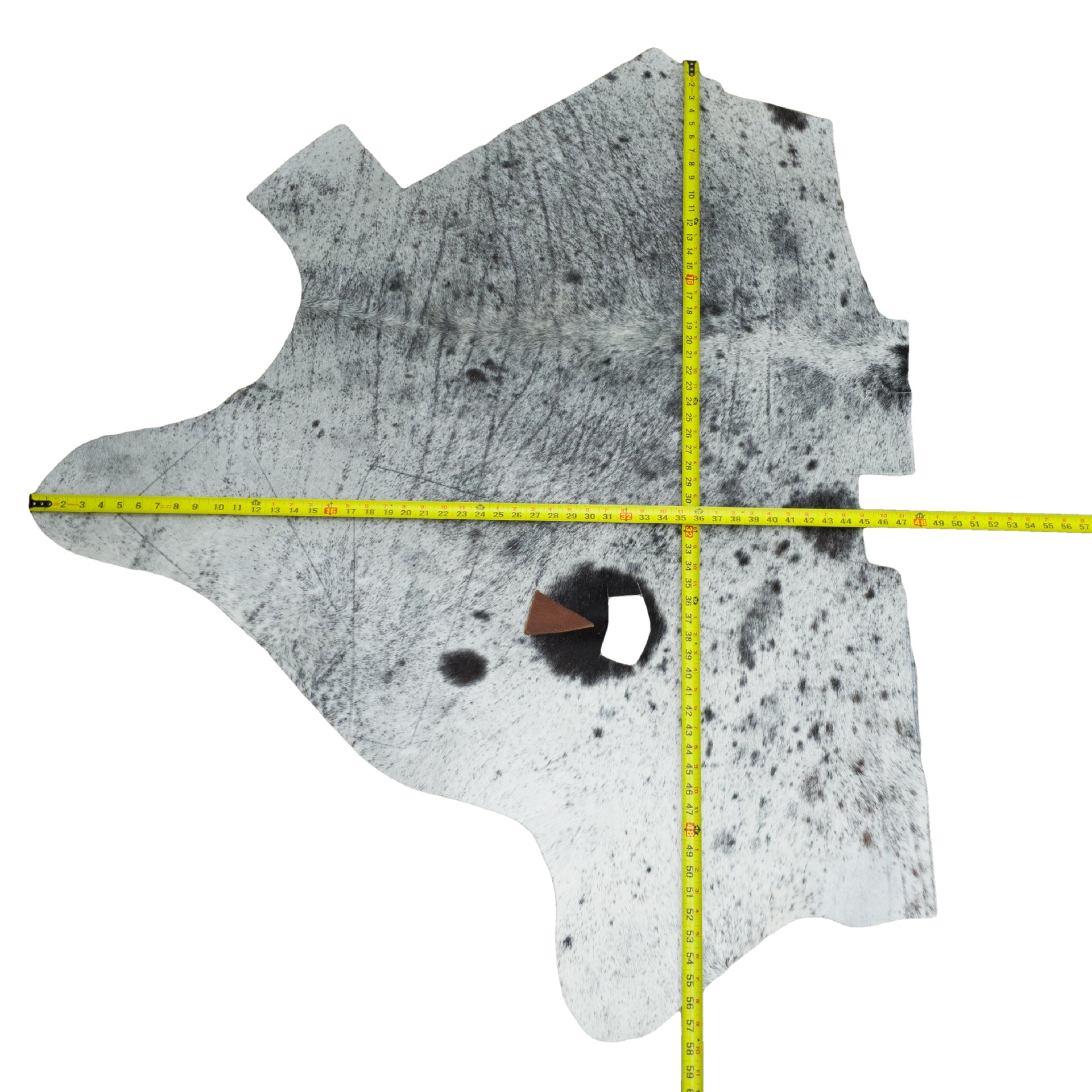 Spotted, 2-20 Sq Ft Hair-on Cowhide Project Pieces, 10 / 1 | The Leather Guy