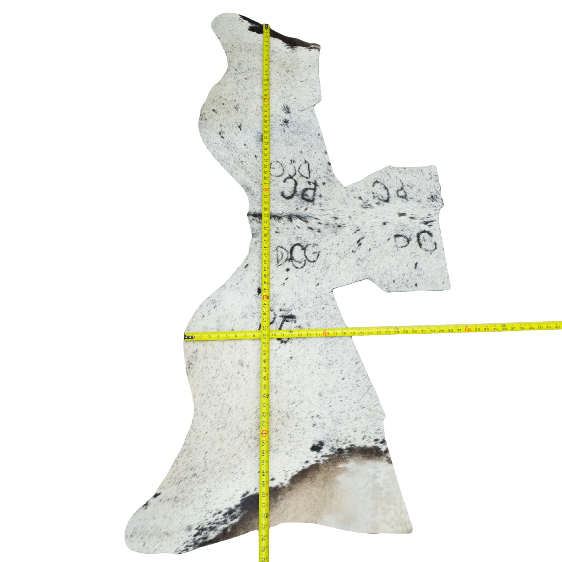 Spotted, 2-20 Sq Ft Hair-on Cowhide Project Pieces, 9 / 2 | The Leather Guy