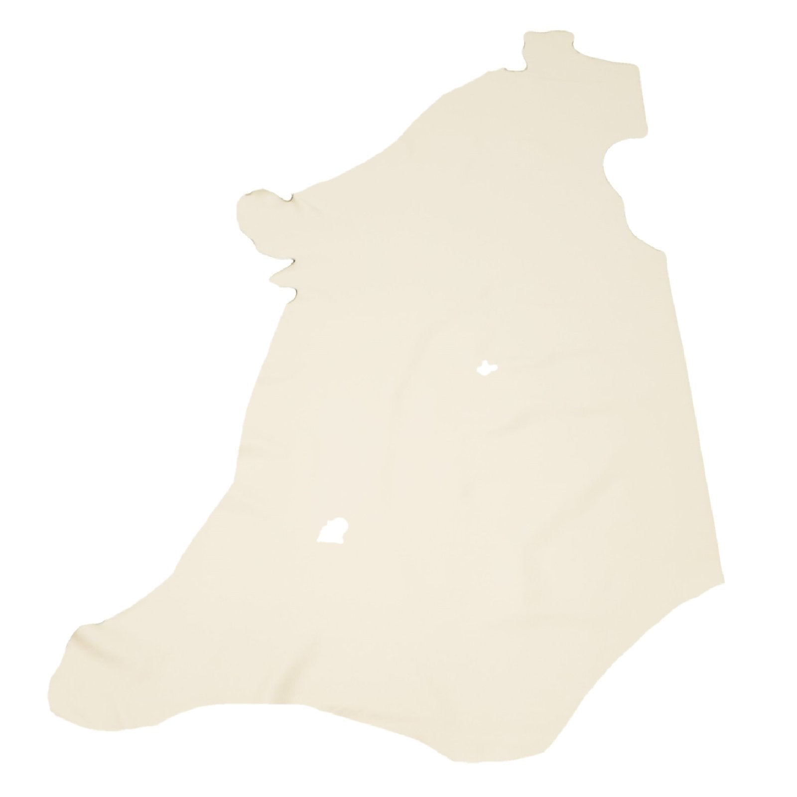 Cream Cowhide Leather – Pebble Grain 3–4 oz | Sacramento Valley Almond, Side / 21 - 23 Low-grade | The Leather Guy