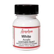Angelus Acrylic Leather Paints, 1oz / 4oz, 1 oz / White | The Leather Guy