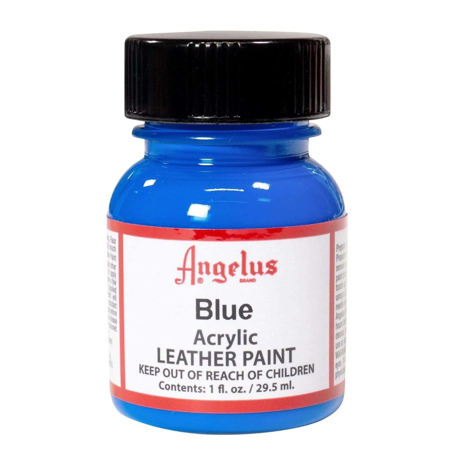 Angelus Acrylic Leather Paints, 1oz / 4oz, 1 oz / Blue | The Leather Guy