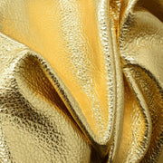 Gold Dust Metallic Vegas 2-3 oz Leather Cow Hides,  | The Leather Guy