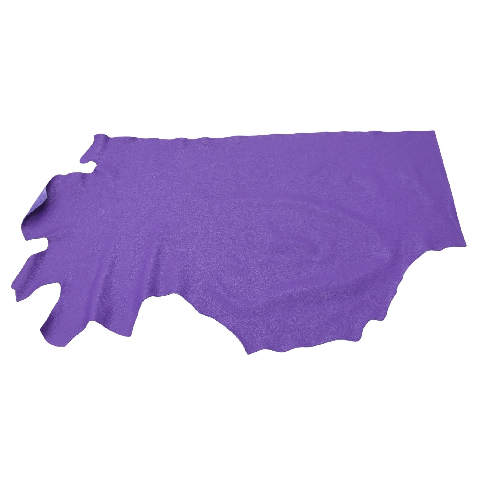 Viking Skol Purple Tried n True 3-4 oz Leather Cow Hides, 6.5-7.5 Sq Ft / Project Piece (Bottom) | The Leather Guy