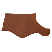 Rustic Russet Red Foothills, Oil Tanned Hides, Summits Edge, Bottom Piece / 6.5 - 7.5 Sq Ft | The Leather Guy