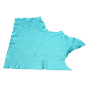I Do Robin Egg Blue Metallic Vegas 2-3 oz Leather Cow Hides, Top Piece / 6.5-7.5 Sq Ft | The Leather Guy