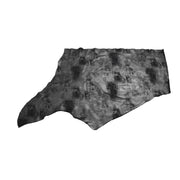 Back In Black Rock N Roll 2-3 oz Leather Cow Hides, Bottom Piece / 6.5-7.5 Square Foot | The Leather Guy