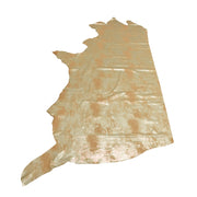Faded Gold Platinum Rock N Roll 2-3 oz Leather Cow Hides, 18-20 Square Foot / Side | The Leather Guy