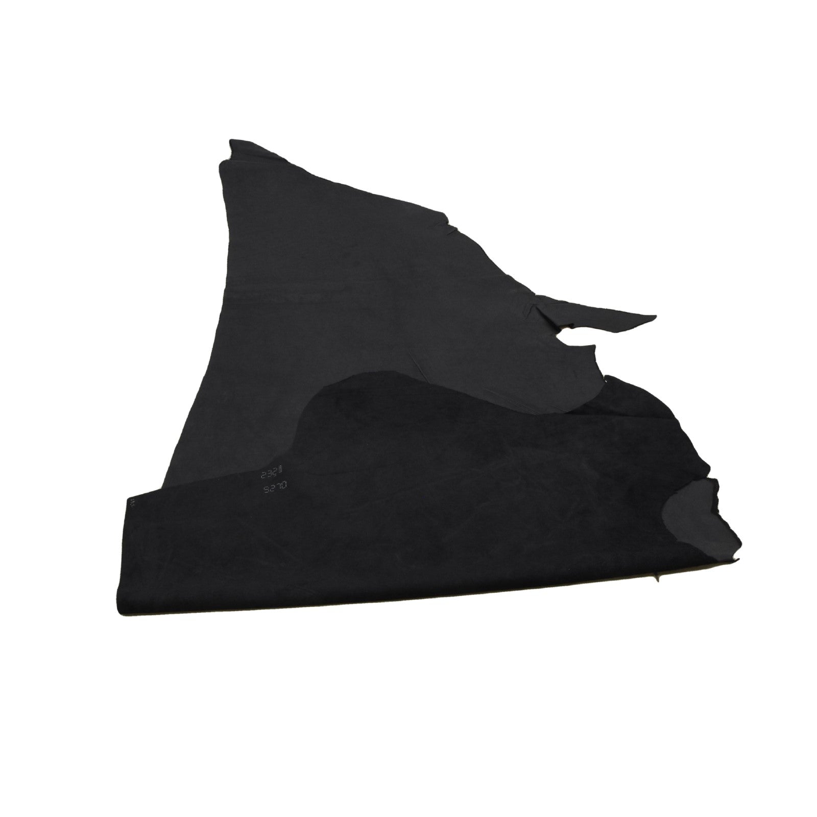 Conquest Black Oil Tanned Cowhide Sides 2 1/2 oz Flat Grain,  | The Leather Guy