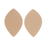 Artisan's Choice Veg Tan Die Cut Leaf Earrings, Large Leaf / 3-4 oz / Small Pack - 1 Pair / 2 Pieces | The Leather Guy
