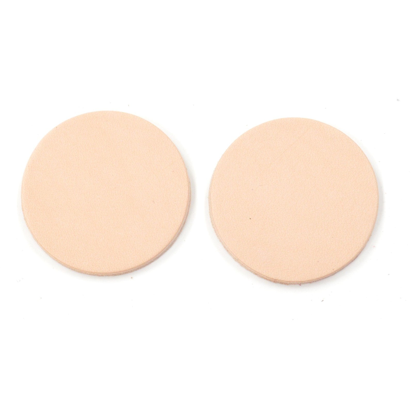 Artisan's Choice Veg Tan Die Cut Circle Earrings, Medium Circle / 5-6 oz / Small Pack - 4 Pairs / 8 Pieces | The Leather Guy