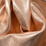 14K Rose Gold Metallic Vegas 2-3 oz Leather Cow Hides,  | The Leather Guy