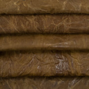 Light Browns,  Vintage Wrinkle Washed, 3-6 Sq Ft, 1-3 oz, Goatskin, Golden Acorn / 3-4 | The Leather Guy