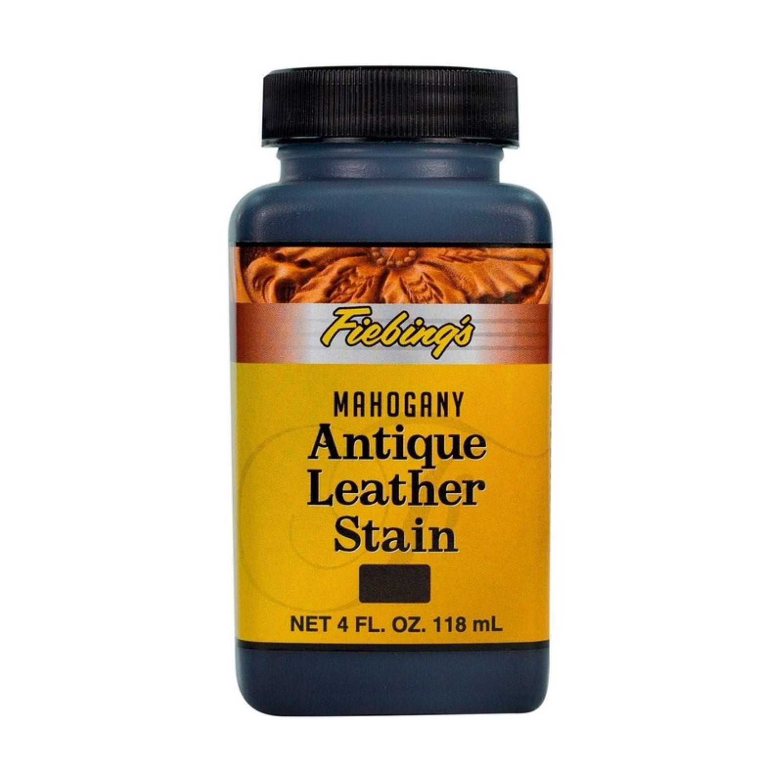 Fiebing's Antique 4 oz Leather Stains, Mahogany | The Leather Guy