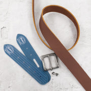 Belt Maker Kit, 8-9 oz, Chestnut / Antique Nickel | The Leather Guy