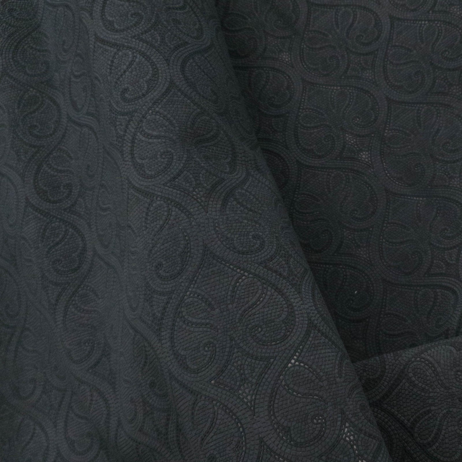 Embossed, 3-4 oz Fashion, Limited Stock Pre-cuts, Black Valentine / 4 x 6 | The Leather Guy