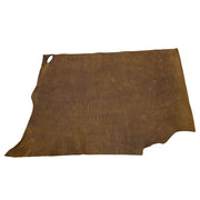 Golden Acorn Brown, 6.5-32 SqFt, 2-3 oz, Pull up Sides & Pieces, Crazy Buffalo, Middle Piece / 6.5-7.5 | The Leather Guy