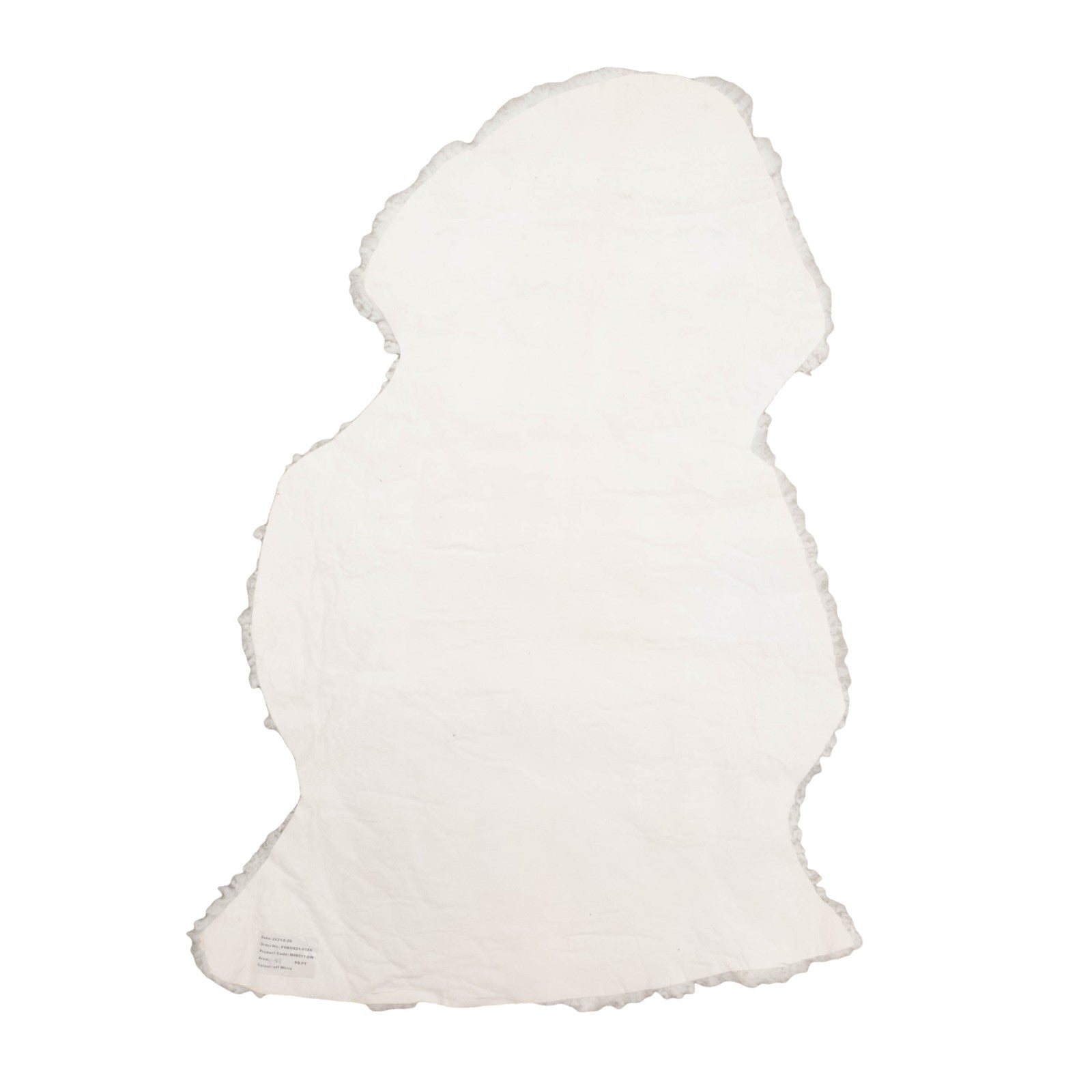 Cream, Soft Curly Sheepskin Rugs, 1/2" Wool,  | The Leather Guy