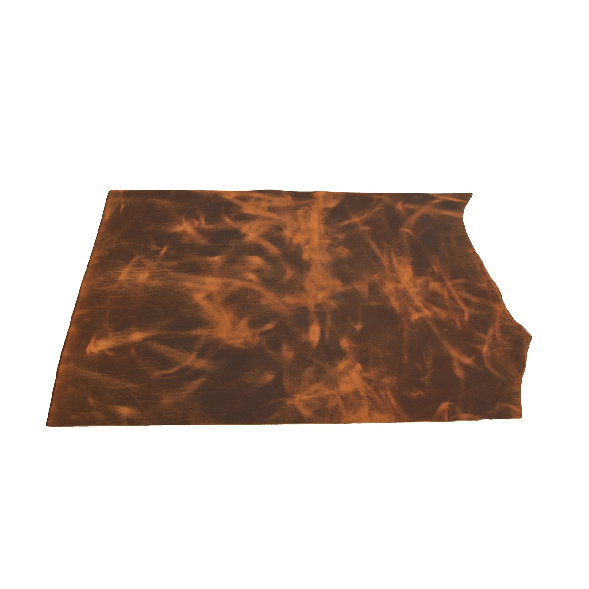 Copper McCoy's Climb, Oil Tanned Summits Edge Sides & Pieces, Middle Piece / 6.5-7.5 Square Foot | The Leather Guy