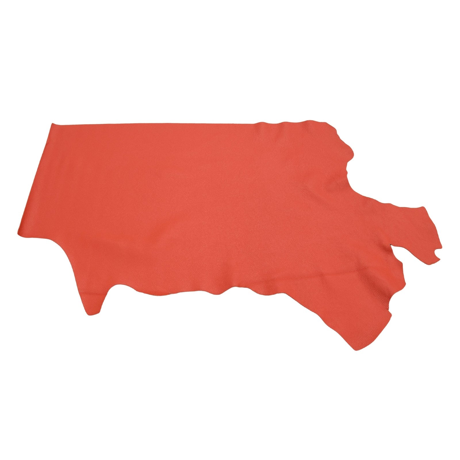 Big Apple Red Tried n True 3-4 oz Leather Cow Hides, Bottom Piece / 6.5-7.5 Square Foot | The Leather Guy