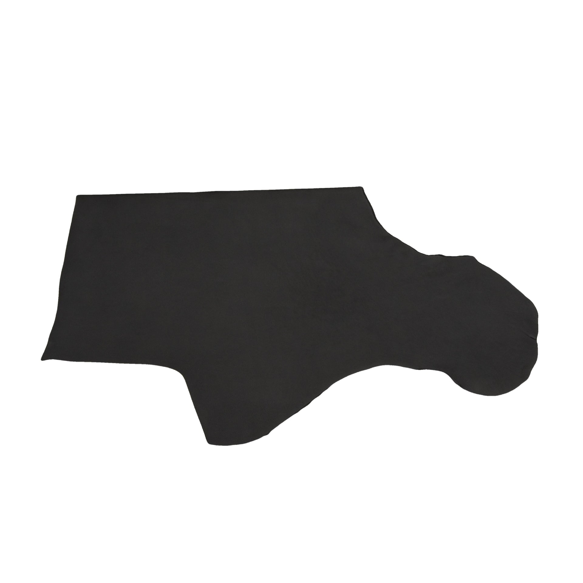 Grizzly Bear Black, Oil Tanned Summits Edge Sides & Pieces, Bottom Piece / 6.5-7.5 Square Foot | The Leather Guy