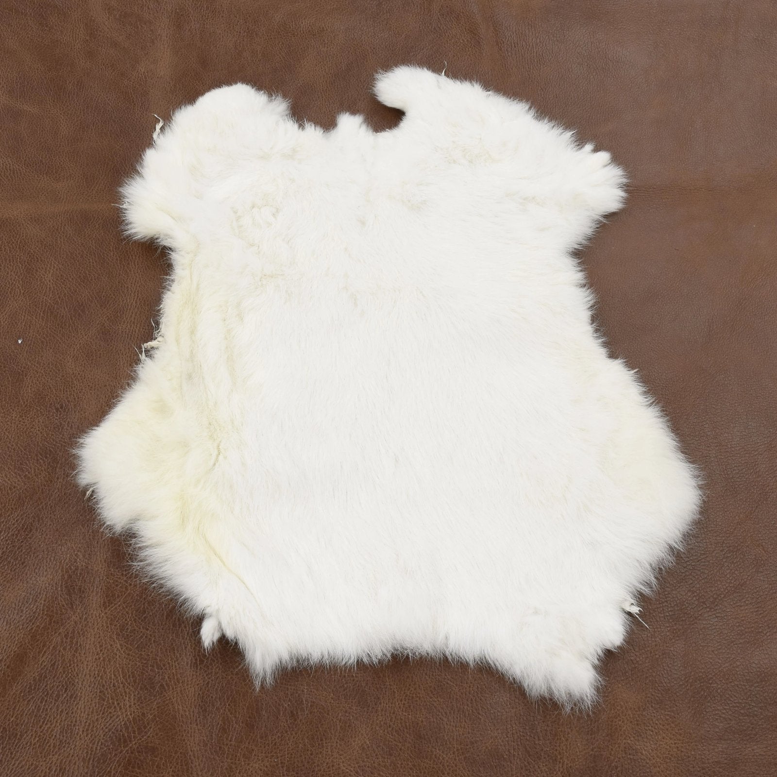 Beige Rabbit Pelt, High Quality Fur Hide, Real Genuine Rabbit, 3XL