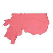 Hollywood Hot Pink Tried n True 3-4 oz Leather Cow Hides, Bottom Piece / 6.5-7.5 Square Foot | The Leather Guy