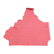 Hollywood Hot Pink Tried n True 3-4 oz Leather Cow Hides, Top Piece / 6.5-7.5 Square Foot | The Leather Guy