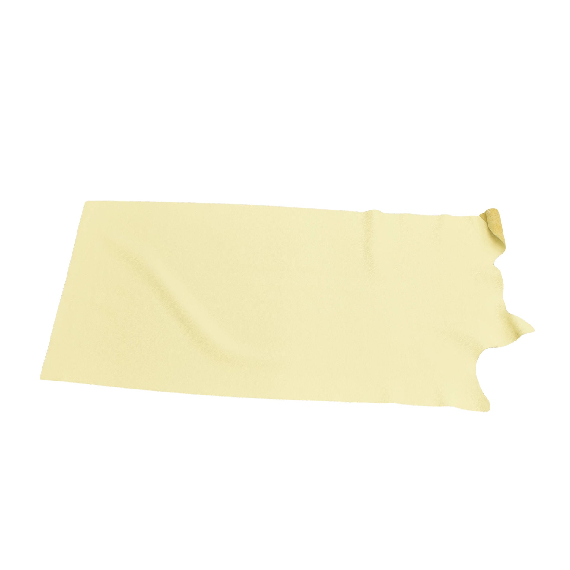 Montana Mellow Yellow Tried n True 3-4 oz Leather Cow Hides, 6.5-7.5 Square Foot / Project Piece (Middle) | The Leather Guy