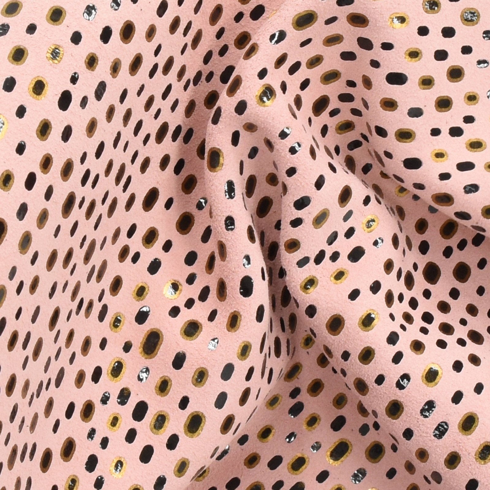 Retired Retro Throwbacks Pre-cuts, Martini Dots Pink / 4 x 6 | The Leather Guy