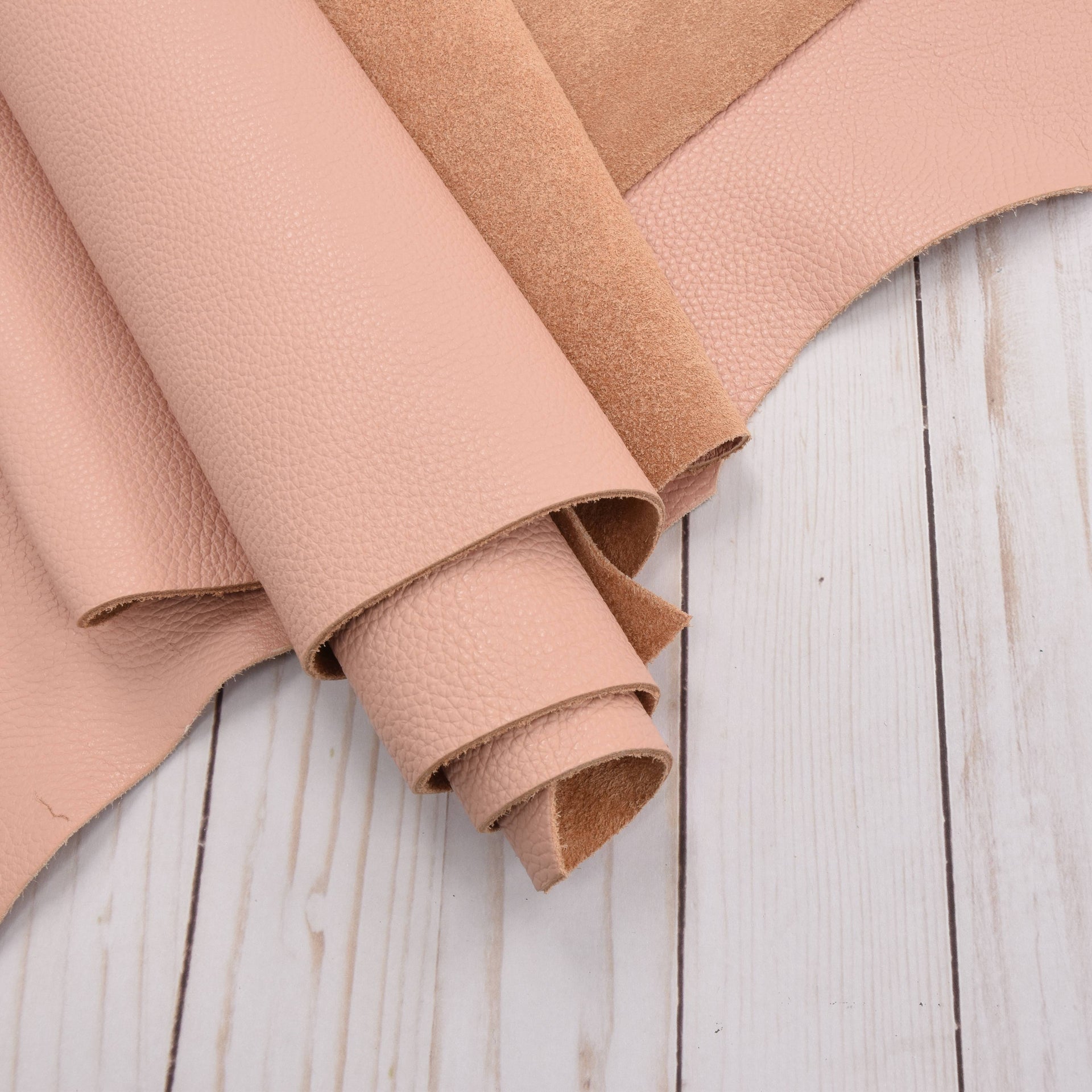 San Diego Sweet Pink Tried n True 3-4 oz Leather Cow Hides,  | The Leather Guy