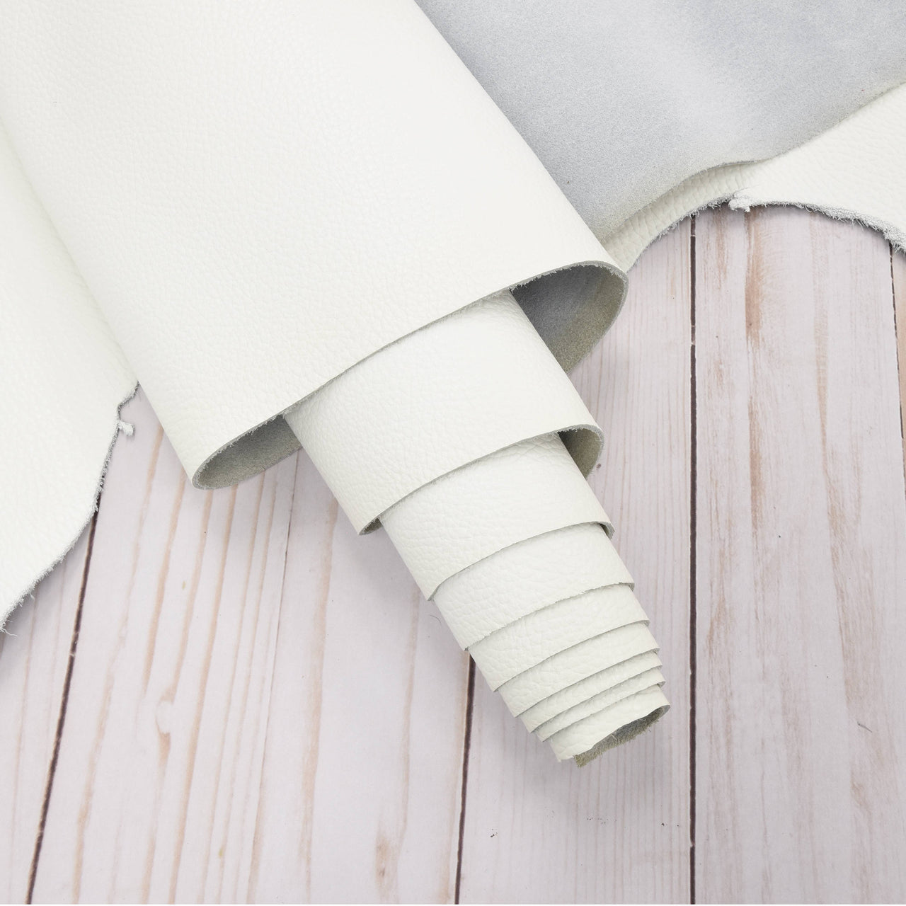 Boston Cream Off White Tried n True 34 oz Leather Cow Hides Side