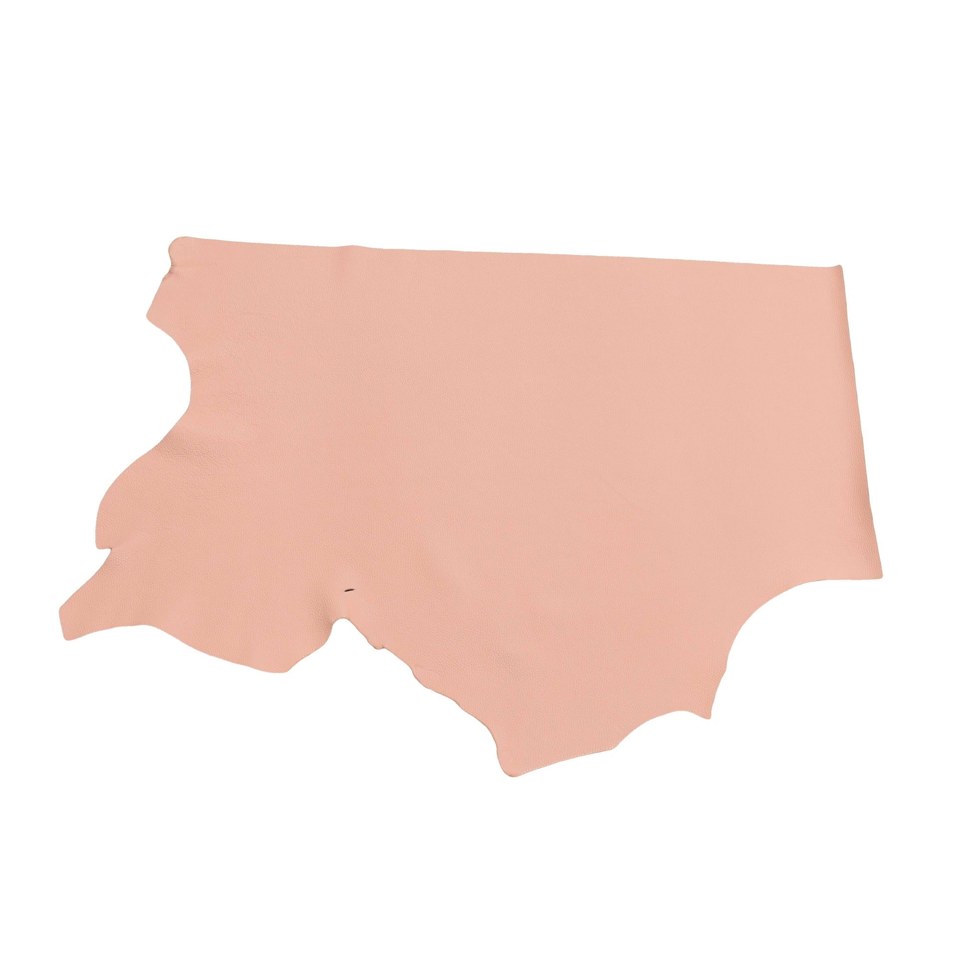San Diego Sweet Pink Tried n True 3-4 oz Leather Cow Hides, 6.5-7.5 Square Foot / Project Piece (Bottom) | The Leather Guy