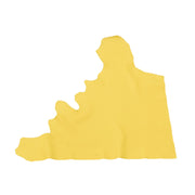 Hawkeye Yellow, 3-4 oz Cow Hides, Tried n True, 6.5-7.5 Square Foot / Project Piece (Top) | The Leather Guy